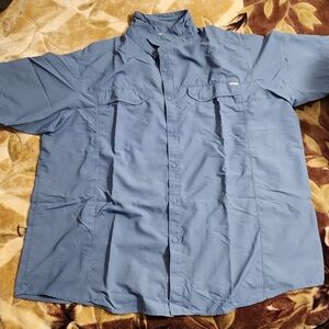 Columbia Omni Shade Men's Short Sleeve Shirt Size 4XL